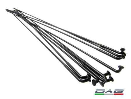Sapim Raggi Laser testa piegata 2.0-1.5-2.0 Nero